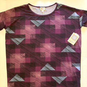 NWT LuLaRoe short-sleeve tunic shirt